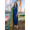 3PC Embroidered Lawn Suit with Organza Dupatta - GA10273