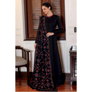 3PC Dhanak with Embroidered Shawl - GA1789