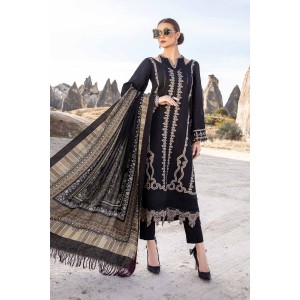 Embroidered Dhanak 3pc with Whool Shawal- GA1981