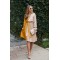 Ailyn Pleated Two Tone Dress