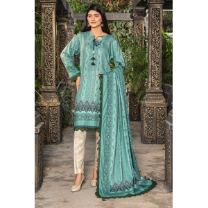 Gulnar Printed Slub Linen 3pc-GA1938