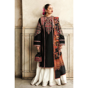 3PC Embroidered Lawn Suit with Printed Chiffon Dupatta -GA2004