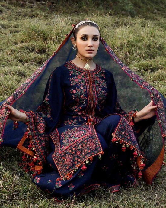 3PC Embroidered Lawn Suit with Printed Chiffon Dupatta -GA2002 3PC Embroidered Lawn Suit with Printed Chiffon Dupatta -GA2002