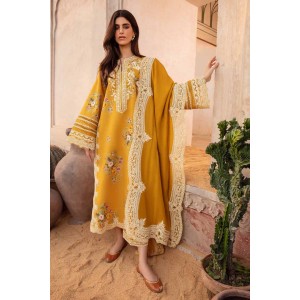 Crimson Luxury 3PC Embroidered Lawn with Embroidered Chiffon Dupatta- GA1802