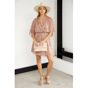 Aiden Short Sleeve V Neck Dress