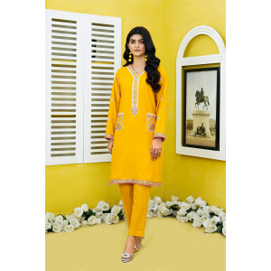 Parvaneh Embroidered Dhanak 2pc- GA1957