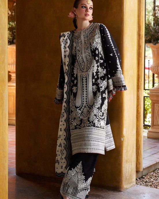 3PC Embroidered Lawn Suit with Printed Cotton Slub Net Dupatta -GA2003 3PC Embroidered Lawn Suit with Printed Cotton Slub Net Dupatta -GA2003