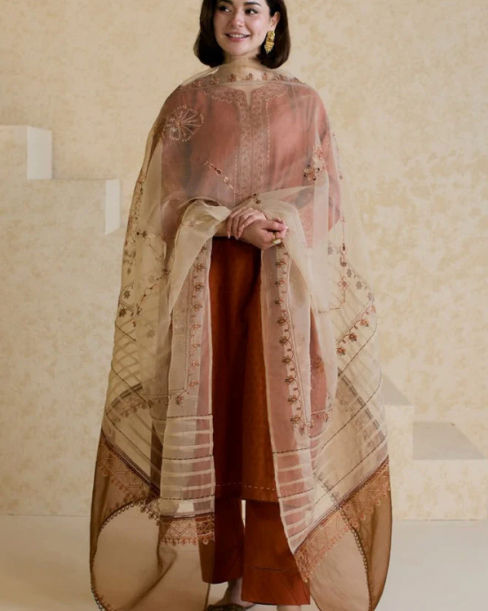 3PC Embroidered Lawn Suit with Embroidered chiffon Dupatta -GA2043 3PC Embroidered Lawn Suit with Embroidered chiffon Dupatta -GA2043