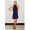 Adelina Sleeveless Halter Dress