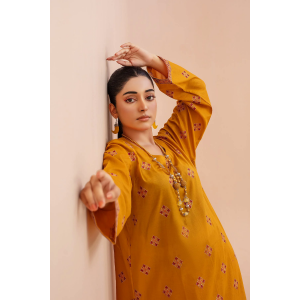Original Ready to Wear Mustard Embroidered Lawn 2pc - ZJ058-1