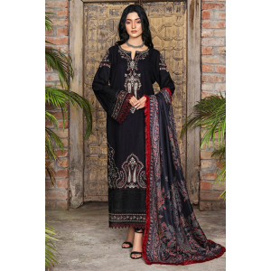 Fereydun Luxury Embroidered Dhanak 3pc With Printed Whool Shawal-GA1934