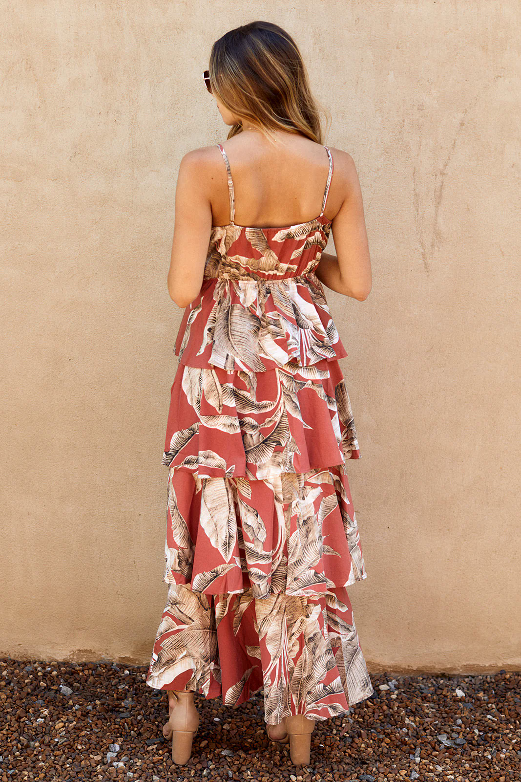 Rio Sleeveless Tiered Maxi Dress