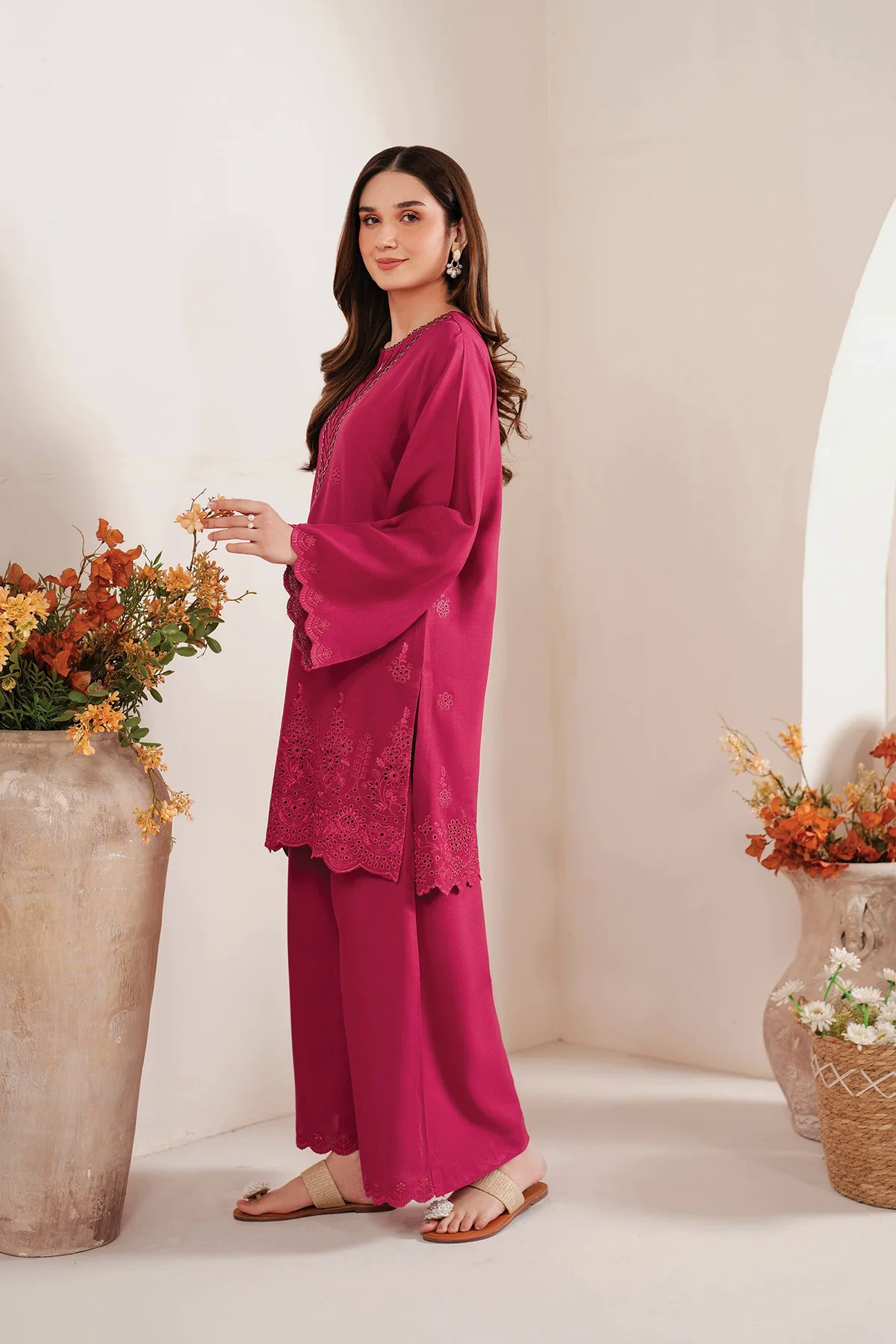 Baroque 3PC Embroidered Chickenkari Lawn with Chiffon Dupatta -GA2048 Baroque 3PC Embroidered Chickenkari Lawn with Chiffon Dupatta -GA2048
