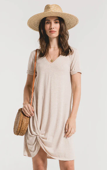 Z Supply Triblend Side Knot Dress