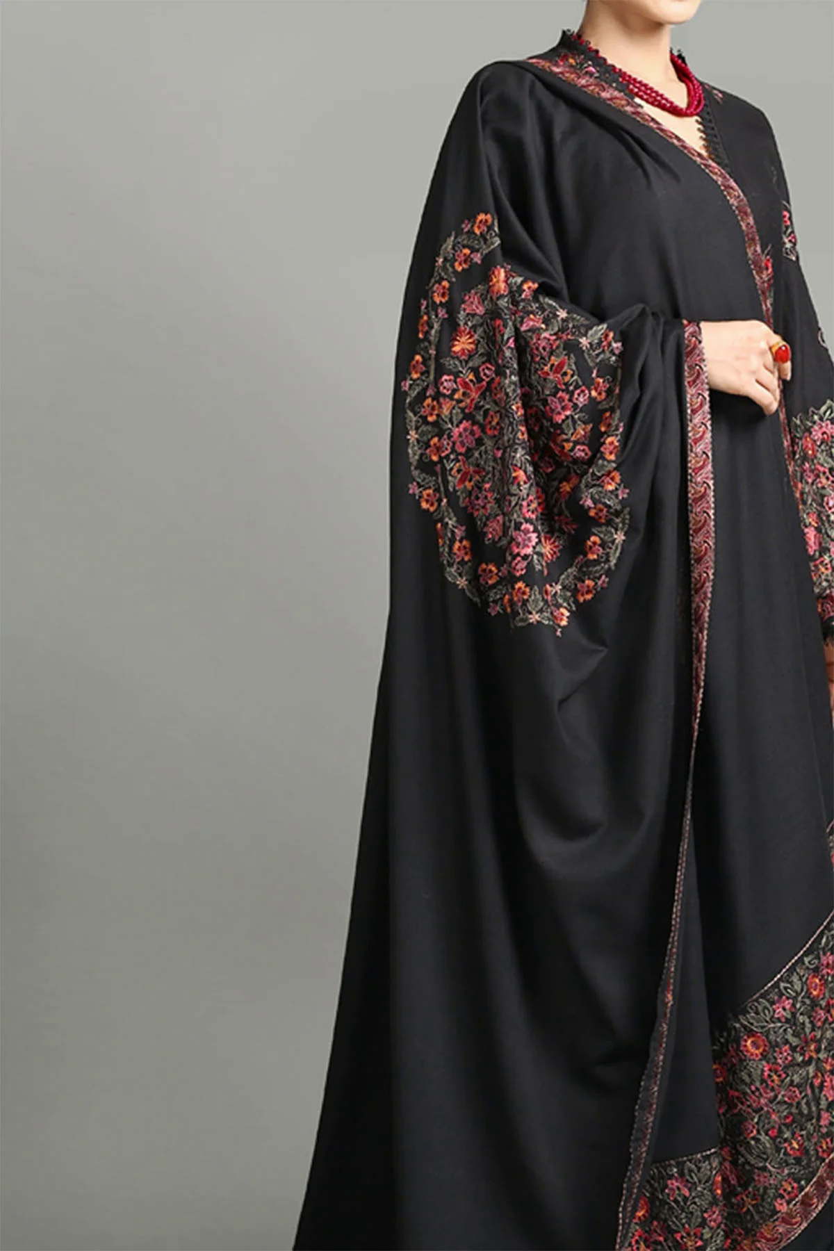 3PC Embroidered Karandi Suit with Heavy Embroidered Shawal -GA1962 3PC Embroidered Karandi Suit with Heavy Embroidered Shawal -GA1962