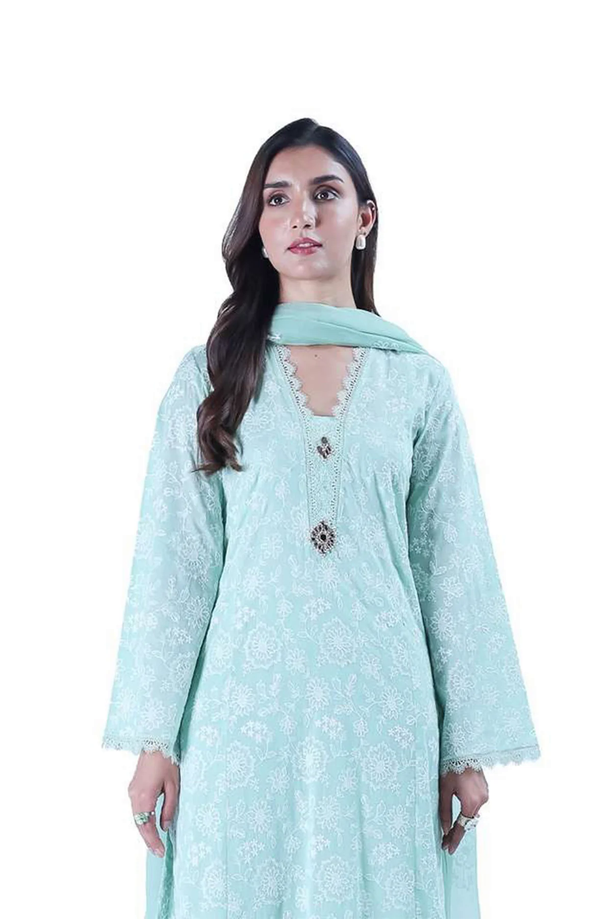 Embroidered Lawn 3pc with Embroidered Chiffon Dupatta- GA1995 Embroidered Lawn 3pc with Embroidered Chiffon Dupatta- GA1995