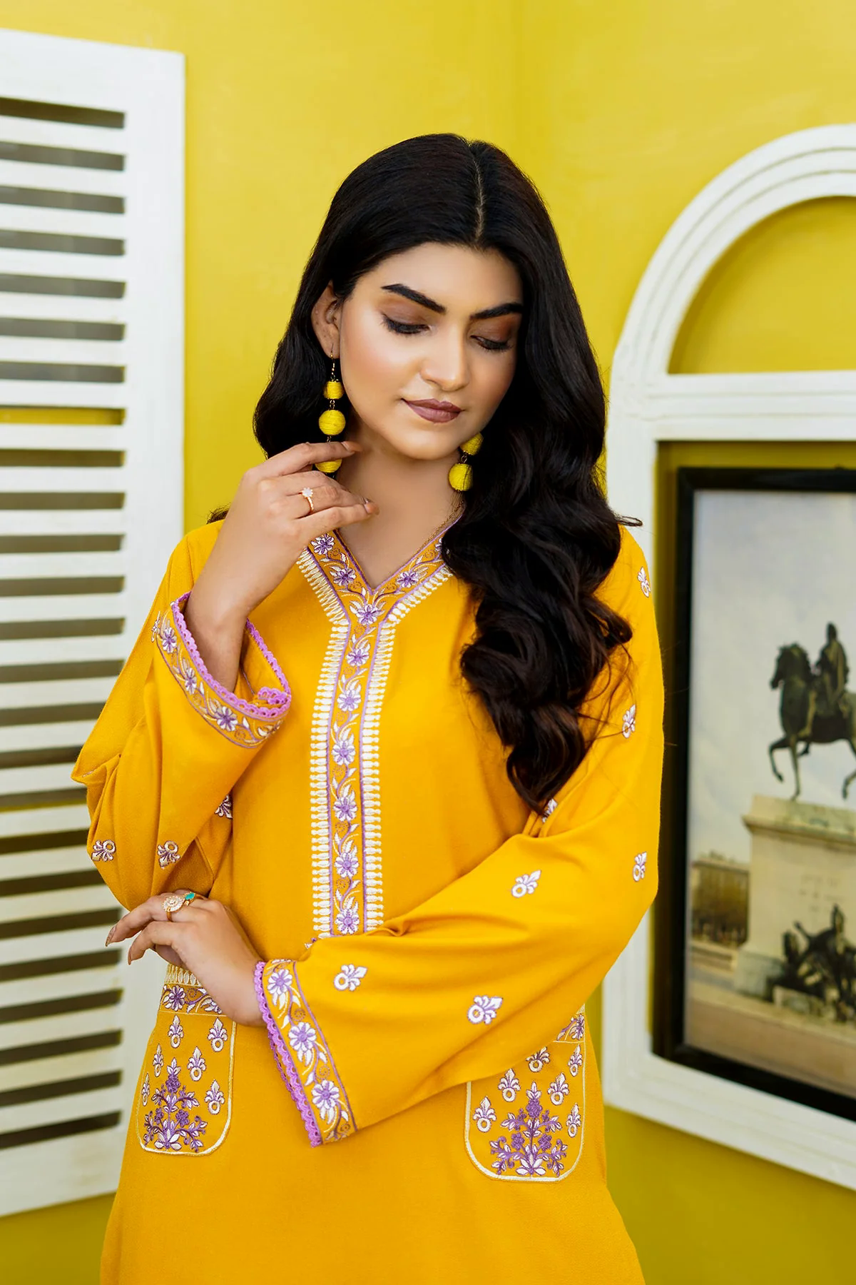 Parvaneh Embroidered Dhanak 2pc- GA1957 Parvaneh Embroidered Dhanak 2pc- GA1957