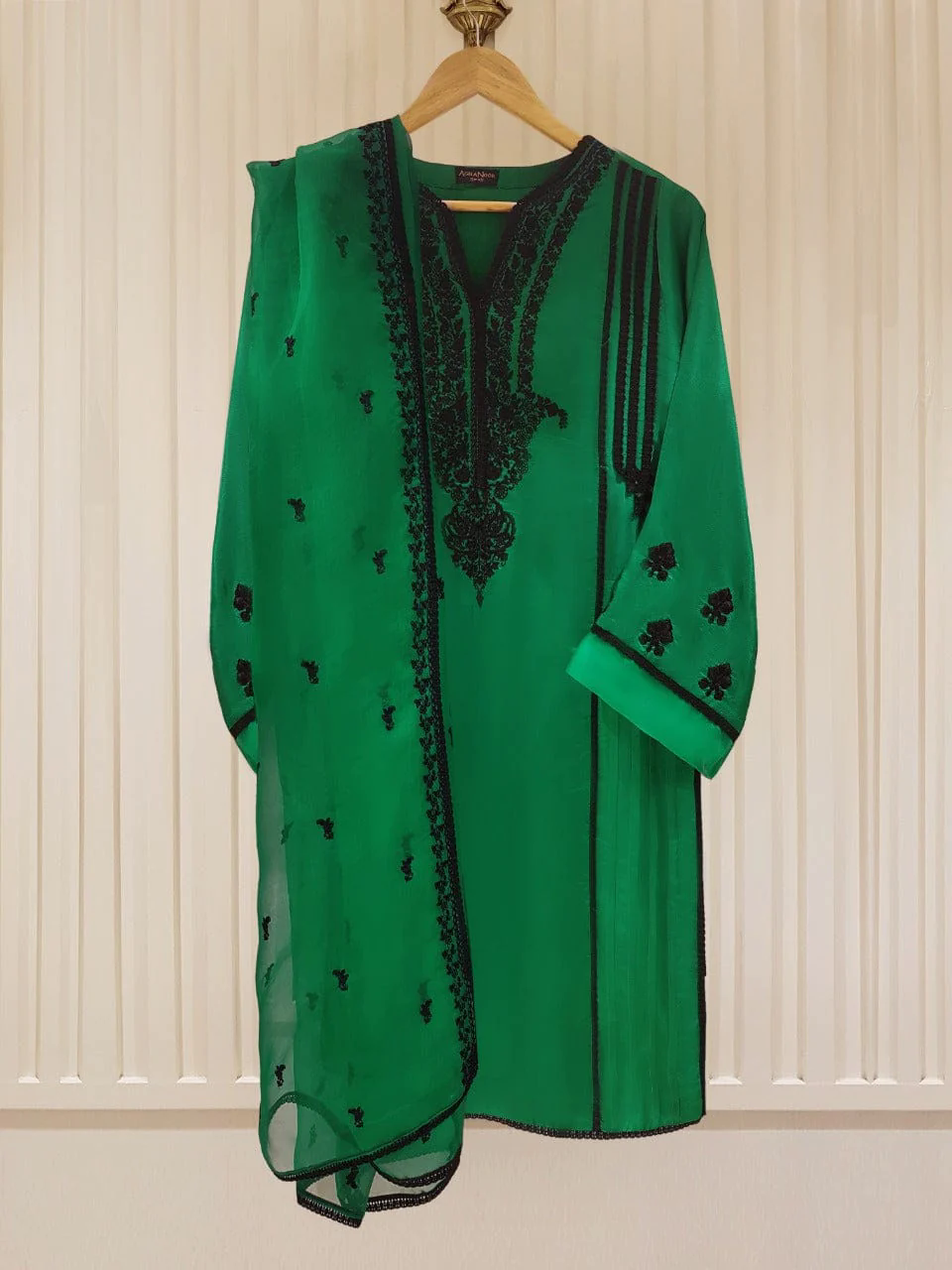 Heavy Embroidered with Embroidered Organza dupatta-Ga1679 Heavy Embroidered with Embroidered Organza dupatta-Ga1679