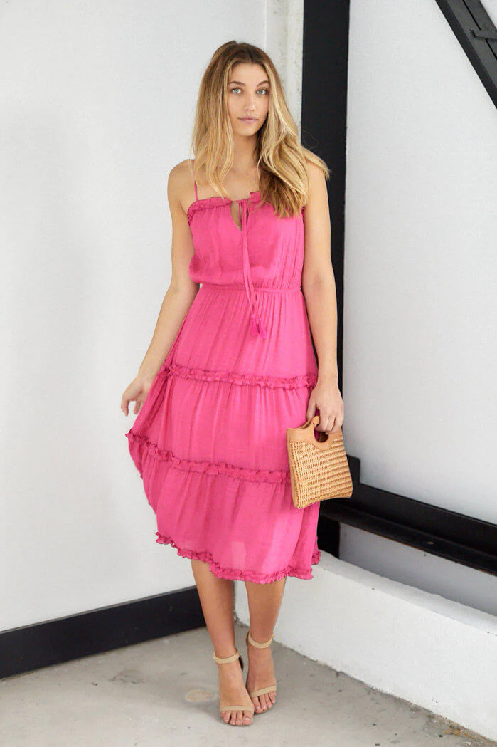 Cyprus Tiered Maxi Dress
