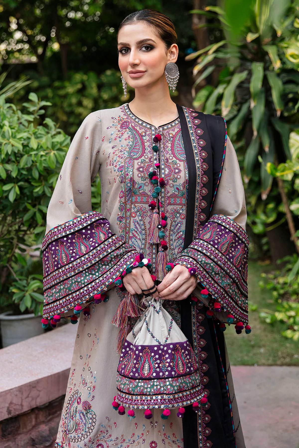 Luxury Embroidered Lawn 3pc with Embroidered Chiffon Dupatta- GA1820 Luxury Embroidered Lawn 3pc with Embroidered Chiffon Dupatta- GA1820