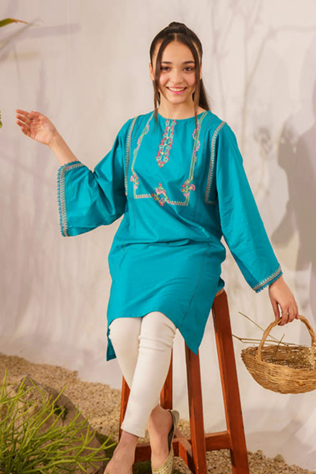 Ziva Fully Embroidered Lawn 2Pc-Ga2004 Ziva Fully Embroidered Lawn 2Pc-Ga2004