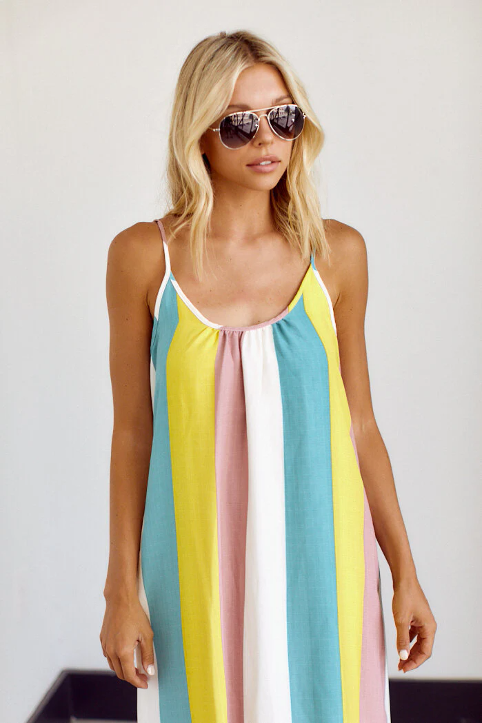 Olivia Stripe Maxi Dress