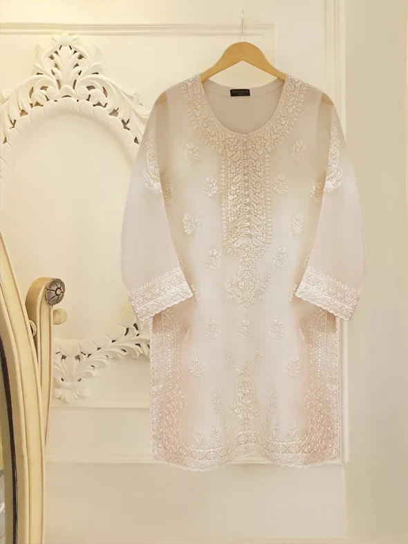 Heavy Embroidered with Embroidered Organza dupatta-Ga1661 Heavy Embroidered with Embroidered Organza dupatta-Ga1661