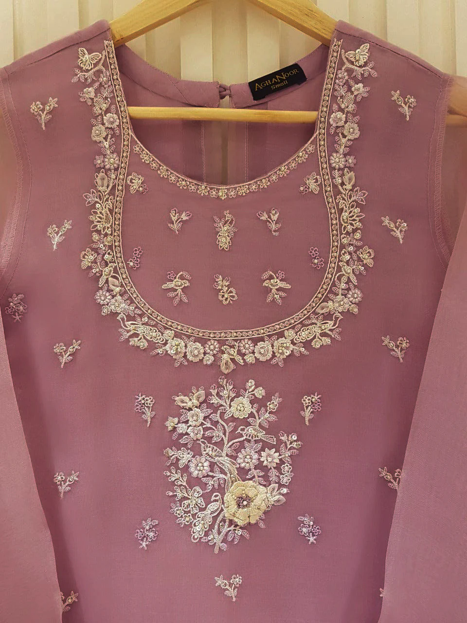 Heavy Embroidered with Embroidered Organza dupatta-Ga1660 Heavy Embroidered with Embroidered Organza dupatta-Ga1660