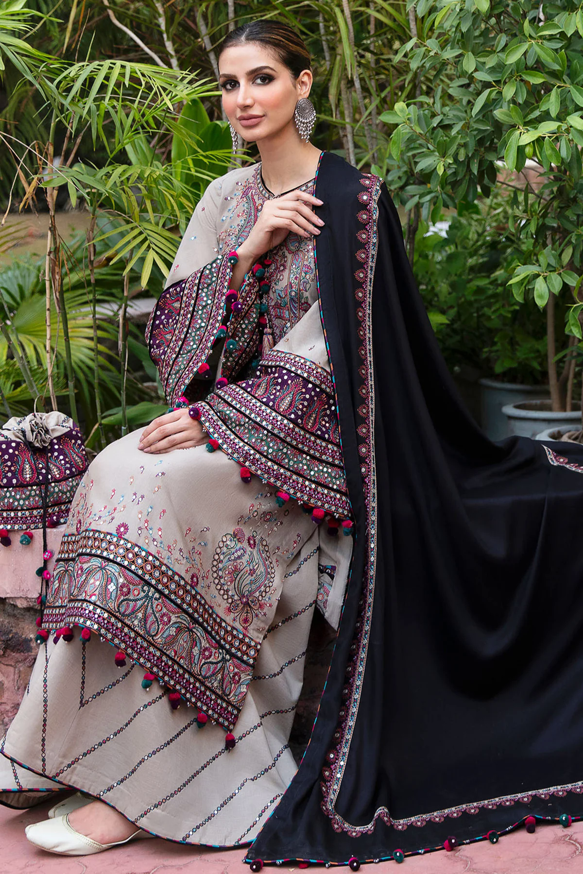 Luxury Embroidered Lawn 3pc with Embroidered Chiffon Dupatta- GA1820 Luxury Embroidered Lawn 3pc with Embroidered Chiffon Dupatta- GA1820
