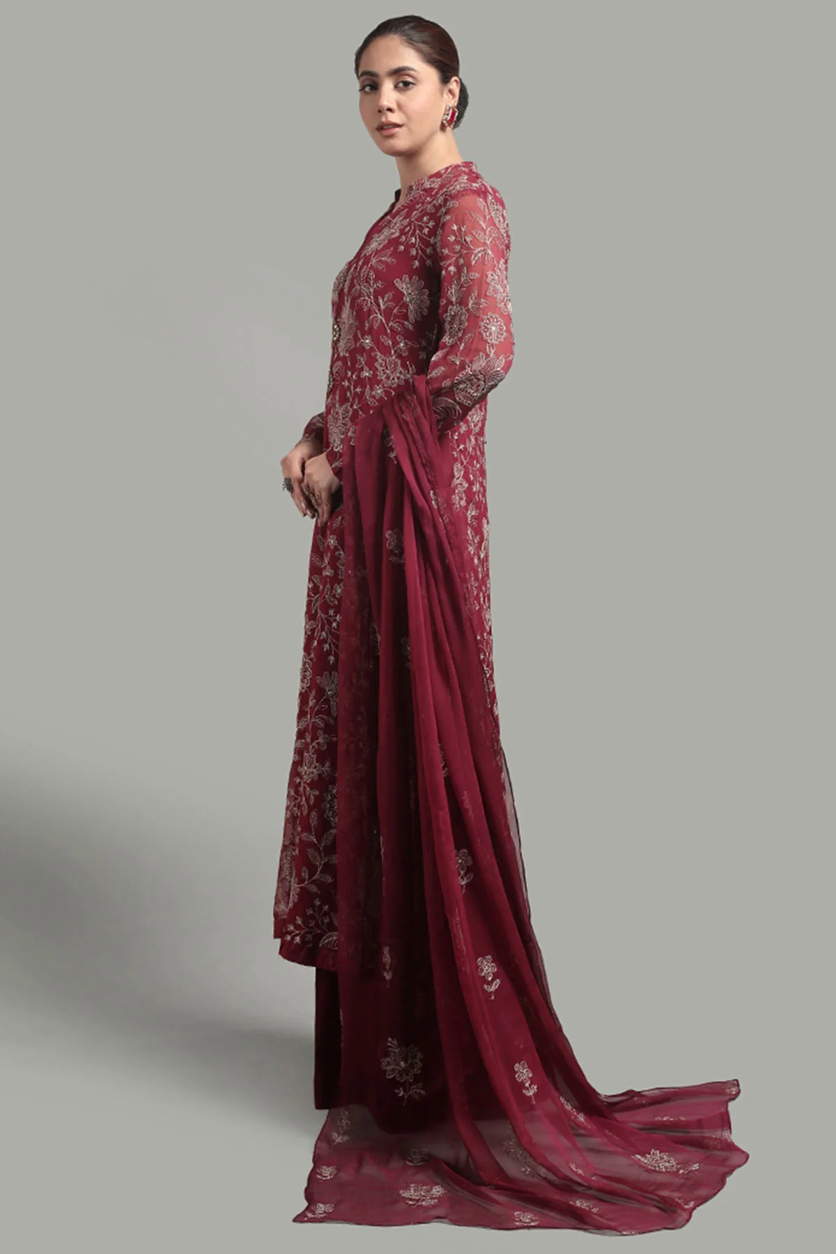 Embroidered Lawn 3pc with Embroidered Chiffon Dupatta- GA1914 Embroidered Lawn 3pc with Embroidered Chiffon Dupatta- GA1914